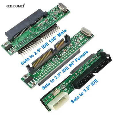 40-poliger Port SATA auf IDE-Adapter 2,5 SATA-Buchse auf 3,5 IDE-Stecker Konverter 1,5 Gbs 2,5 auf Image