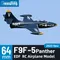 Freewing 64mm edf jet f9f panther rc modell flugzeug flug linie fernbedienung flugzeug hobby