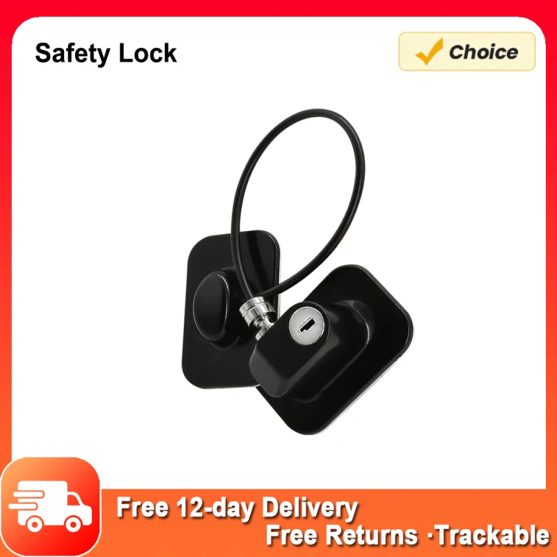 Kinder sicherung Kabel Fensters chloss mit Schlüsseln Absturz sicherung Kleber Kühlschrank Sicherheits begrenzung schlösser für Türen Kühlschränke Fenster Image