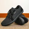 Unisex breitere Schuhe, atmungsaktives Mesh, für Herren, barfuß, breite Zehen, flache Schuhe, weiche Null-Trop-Sohle, breitere Zehen-Sneaker, große Größe 37–48
