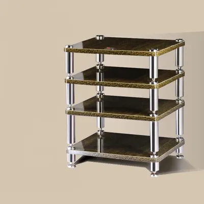 Solide Spalte HIFI Audio Lautsprecher CD-Player Verstärker Schrank Amp Decoder Rahmen Rack Image