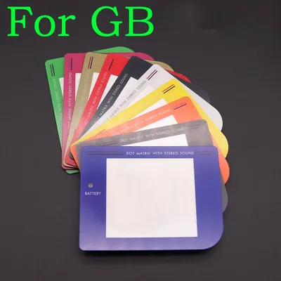 10 stücke 11 modelle Bildschirm Objektiv Abdeckung Für Nintendo Gameboy Game Boy DMG Für GB Display Screen schutz objektiv kunststoff Glas