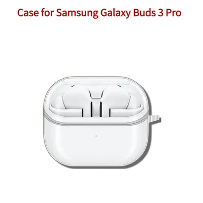 Für Samsung Galaxy Buds 3 Pro Clear Case Hardcover Anti-Drop Anti-Vergilbung transparente Hülle für Buds 3 Kopfhörer abdeckung Image