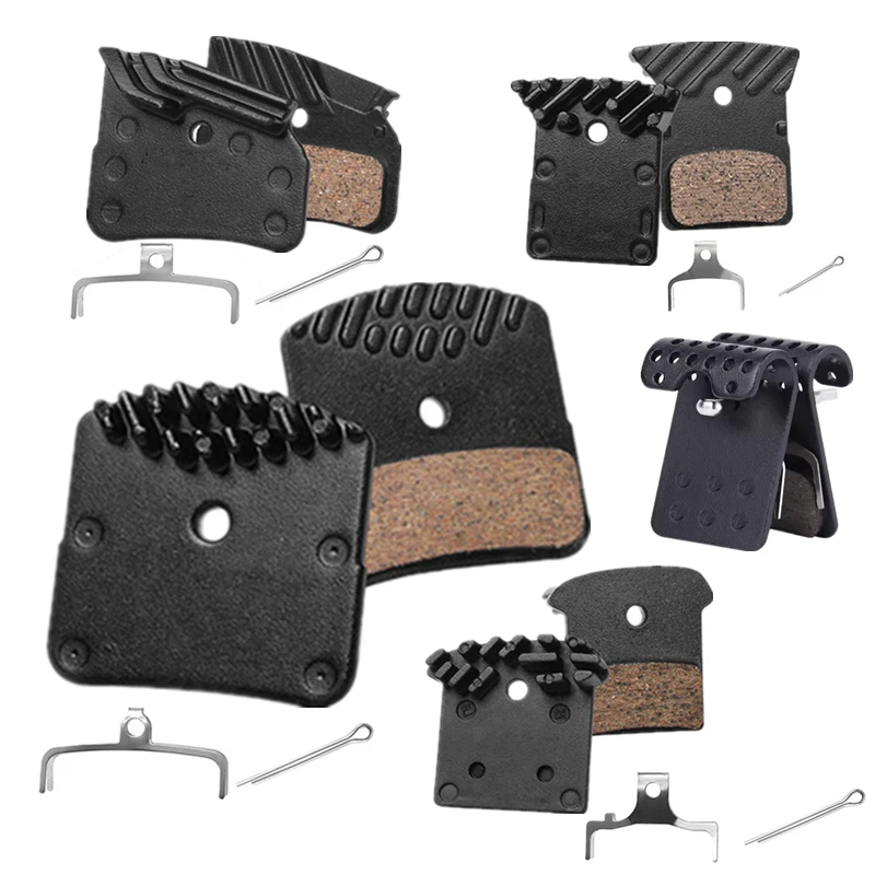 Fahrrad Keramik Scheibenbremsbeläge Kühlrippen Ice Tech Für Shimano XT SLX Deore DURA ACE ULTEGRA TIAGRA MTB Straße Hydraulische Bremse Image