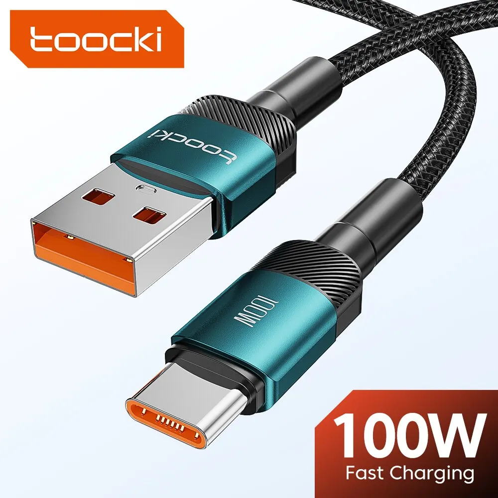 Toocki USB Typ C Kabel Schnellladung USB C Ladegerät Kabel für iPhone 15 14 13 12 11 Huawei P40 P30 Realme Oppo Oneplus Samsung Image
