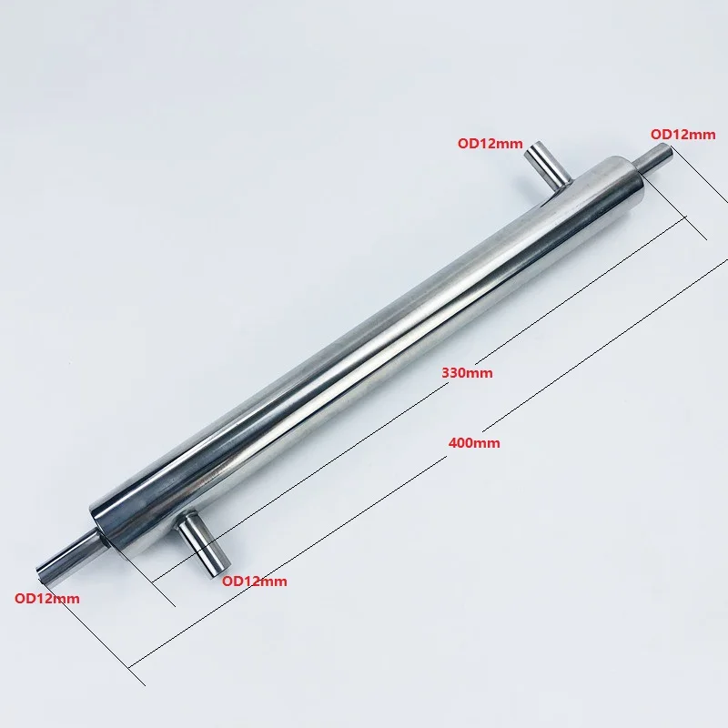 400 mm Kühler-Brennerei, Moonshine-Kondensator für selbstgebrautes Wodka, Whiskey, Weinbereiter, Reflux, Edelstahl 304 Image