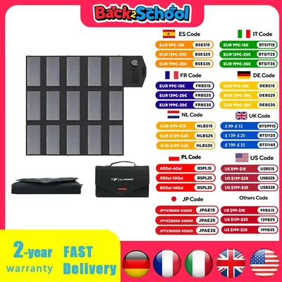 All powers 100w 18v 12v tragbares Solar panel faltbares Solar batterie ladegerät für Laptop Handy Kraftwerk Reise camping