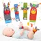 Tyry. hu 4pcs Babys pielzeug 0-12 Monate Baby rasselt Spielzeug Tiers ocken Handgelenk riemen Rassel