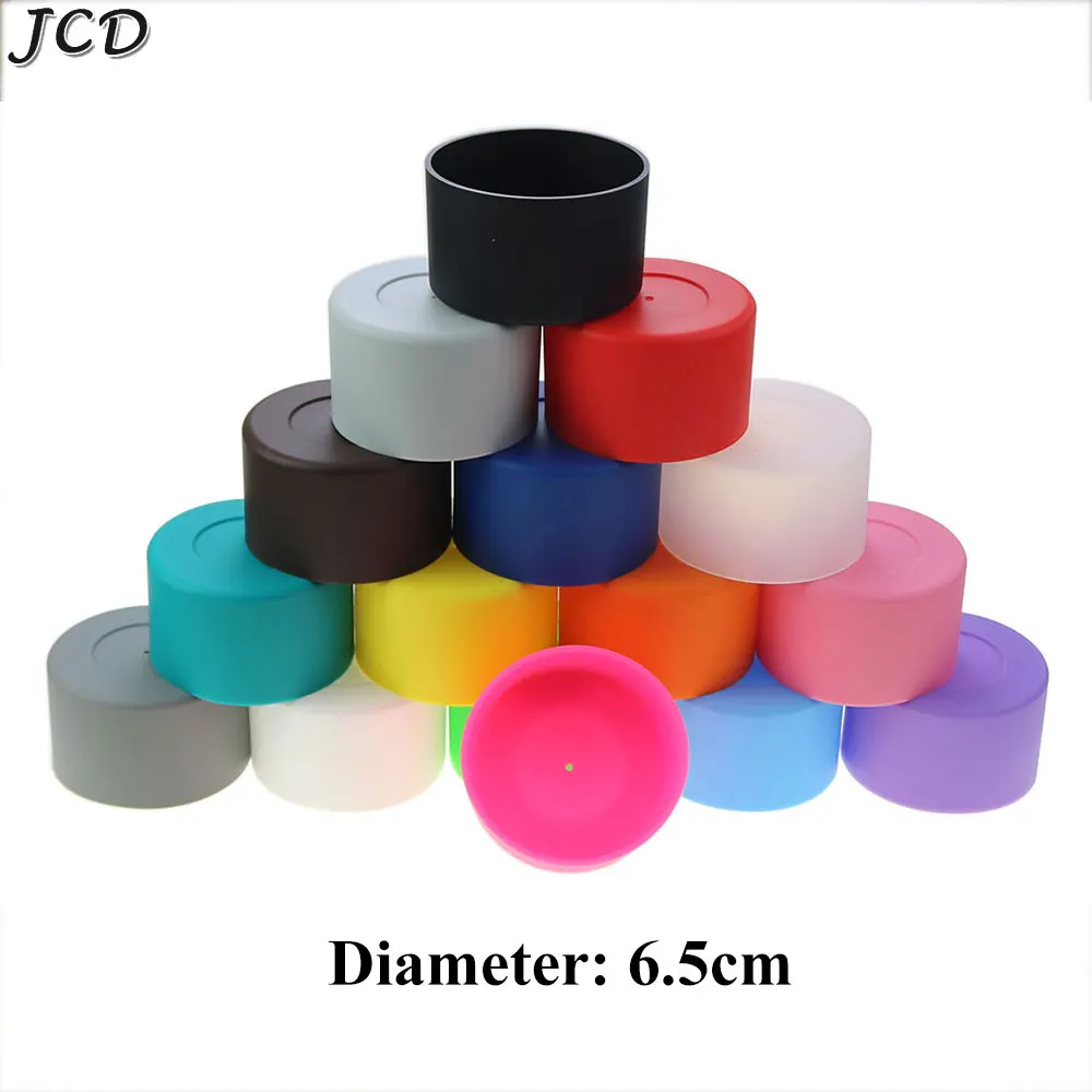 Jcd 6,5 cm Wasser becher Silikon boden Anti-Rutsch-Flasche Boden hülse Wärme isolierung Untersetzer Schutzhülle Zubehör