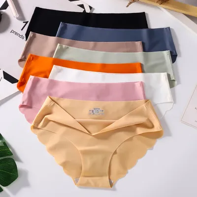 Nahtlose Höschen Frauen Unterwäsche Hosen sexy Dessous für weibliche Unterhosen einfarbige niedrige Image
