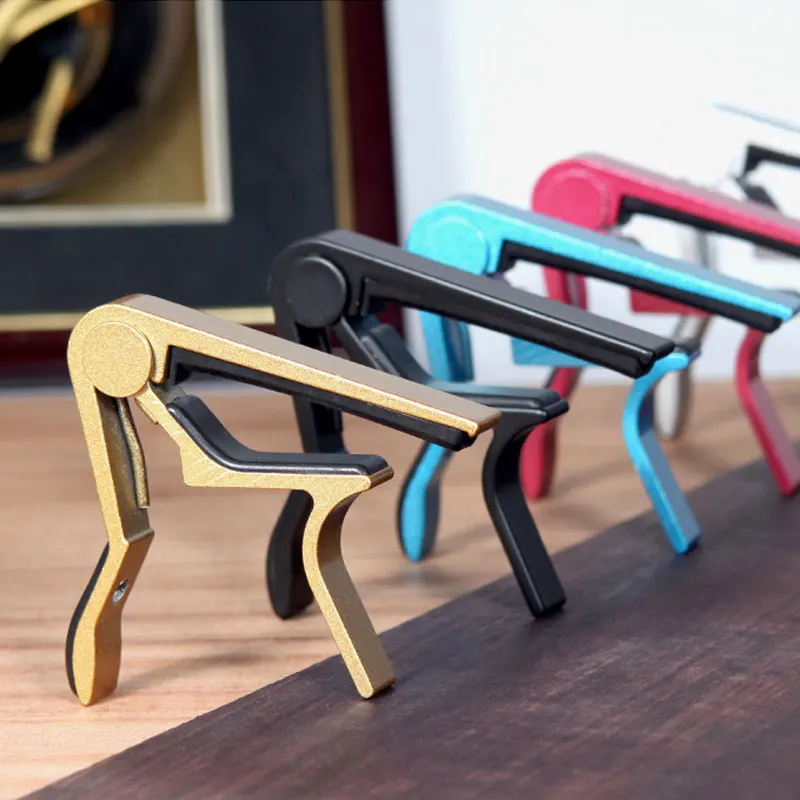 Gitarren-Capo Hochwertige Aluminium legierung Silber Schnellwechsel-Klemm schlüssel Akustische klassische Gitarren-Capo für Ton anpassung Gitarre Image