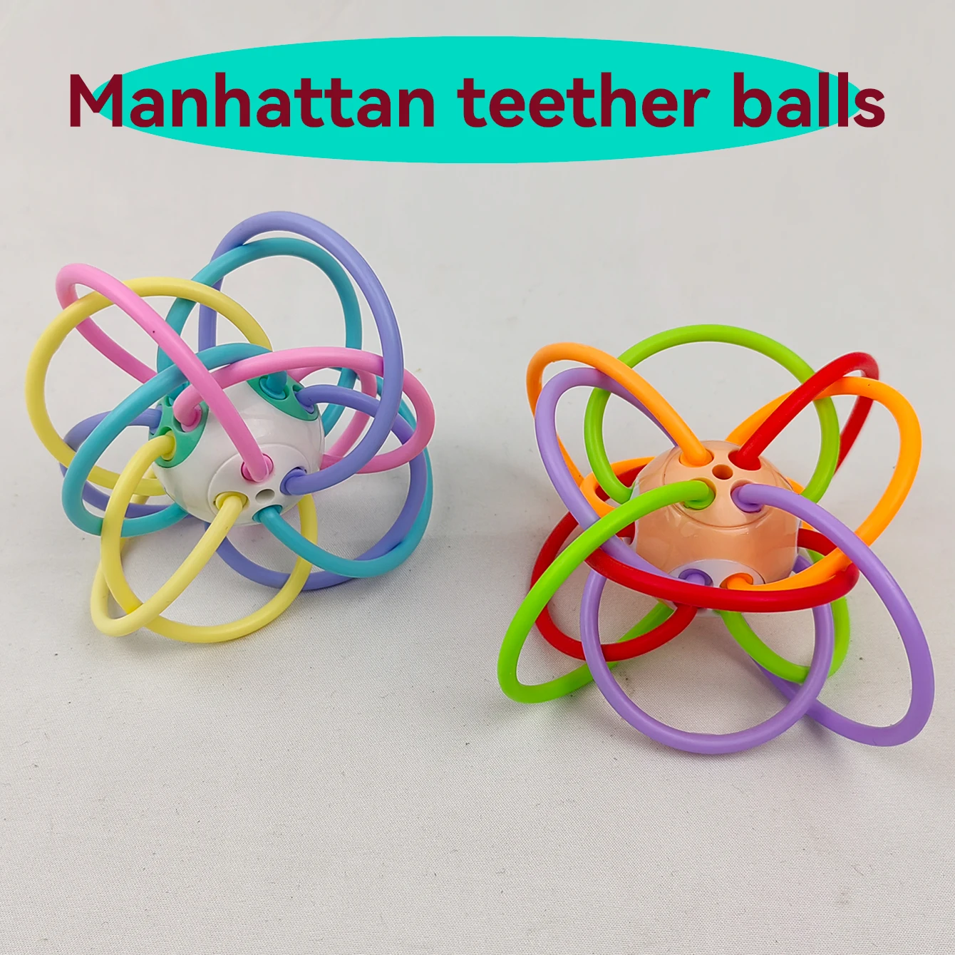 Manhattan Square Golfer Grips Beißring Schleifball Lernspielzeugball Image