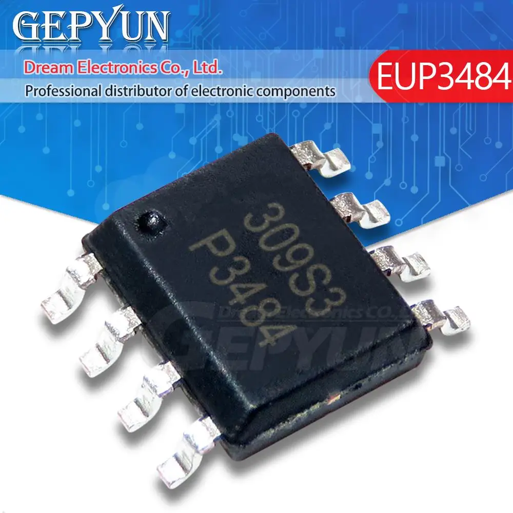 10PCS EUP3484DIR1 EUP3484 SOP8 P3484 SOP-8 Auf Lager Image