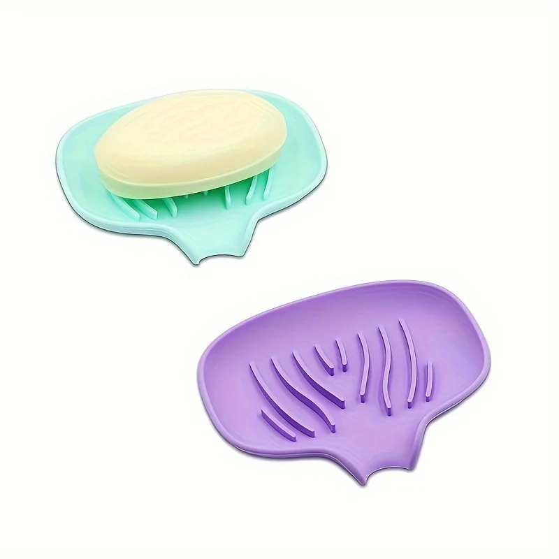 Seifen kiste Home Bad Drainage Seifen halter einfache und kreative Silikon Seifen kiste, Bad liefert Bad Dusche Zubehör