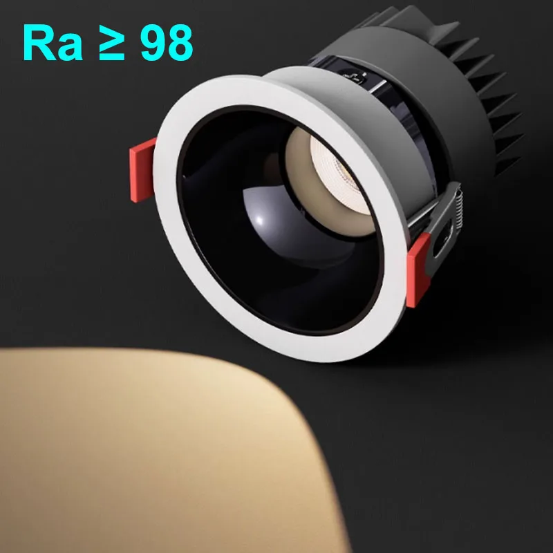 Neuer Stil dimmbare LED-Einbau leuchten 9w 12w LED-Decken leuchte LED-Scheinwerfer Hintergrund lampe Innen beleuchtung 110V/220V