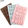 Jcd 26 englisches alphabet silikon form A-Z große buchstaben schokoladen bonbon kuchen geburtstags