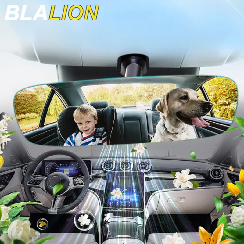 Blalion universal blend frei Weitwinkel konvexer Rückspiegel Auto Rückansicht Baby Kindersitz mit Aroma diffusor High Definition