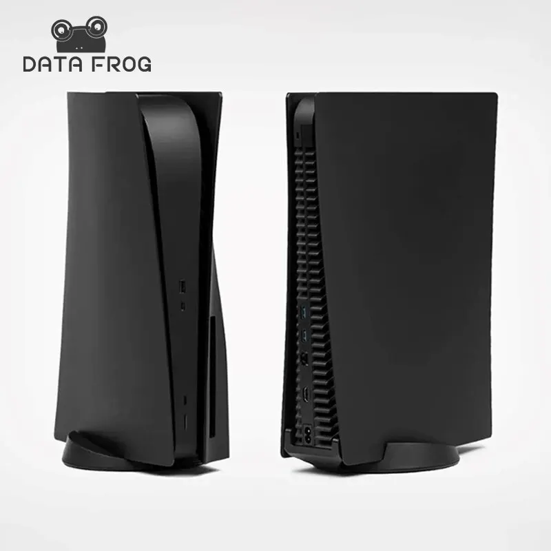 Schwarze Frontplatten für PS5-Zubehör, Schutzhülle, Gaming-Zubehör für PS5-Abdeckung, Facadae-Abdeckung für PS5-Disc Image