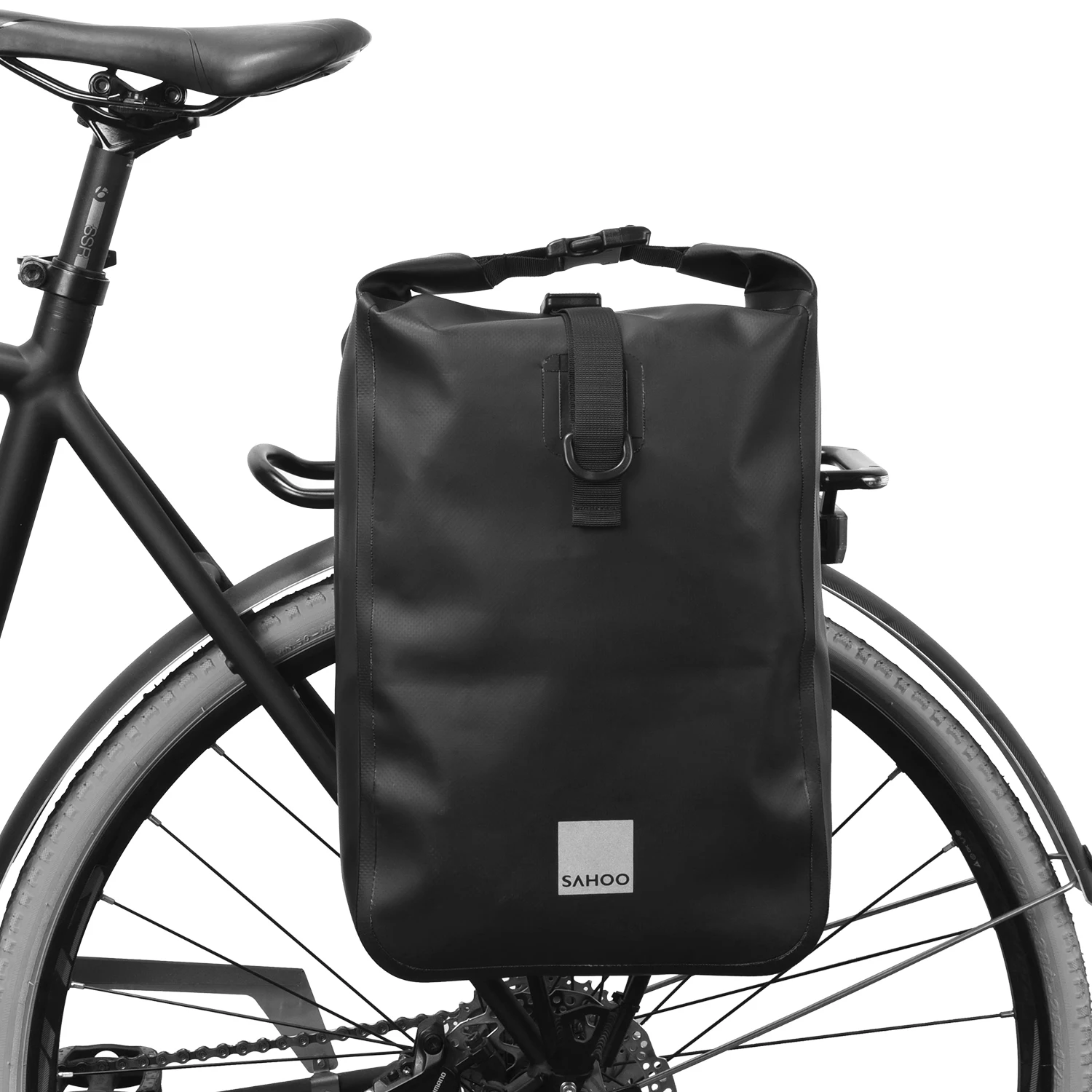 Multifunktion ale Fahrrad Fahrrad Fahrrad Rücksitz Kofferraum tasche große Kapazität Outdoor-Sporttasche Rack Packt asche Schulter Handtasche Image