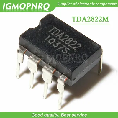 10 stücke tda2822m tda2822 dip-8 dual lo-volt pwr amp audio verstärker neues original Image