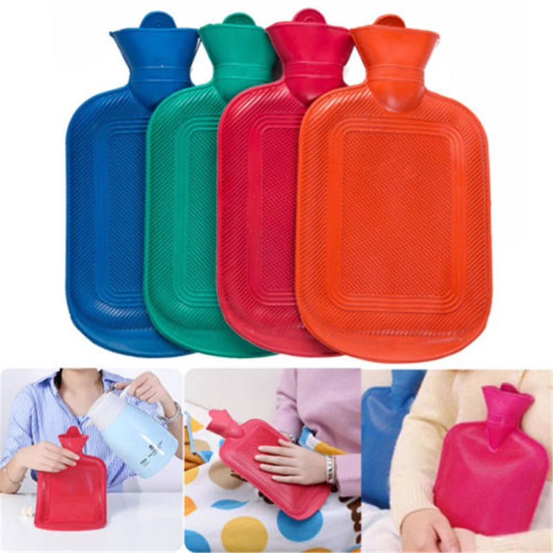 1750-500ML Dicke Wärmflaschen Tragbare Gummi Winter Warme Tasche Handwärmer Mädchen Tasche Hand Füße Warme wasserflasche Image