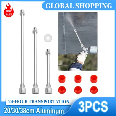 3Pcs Airless Farbe Sprayer Spitze Verlängerung Pol Stange 20/30/30cm für spray Wagner Spritzmaschine für Gro Titan Wagner Heißer Verkauf