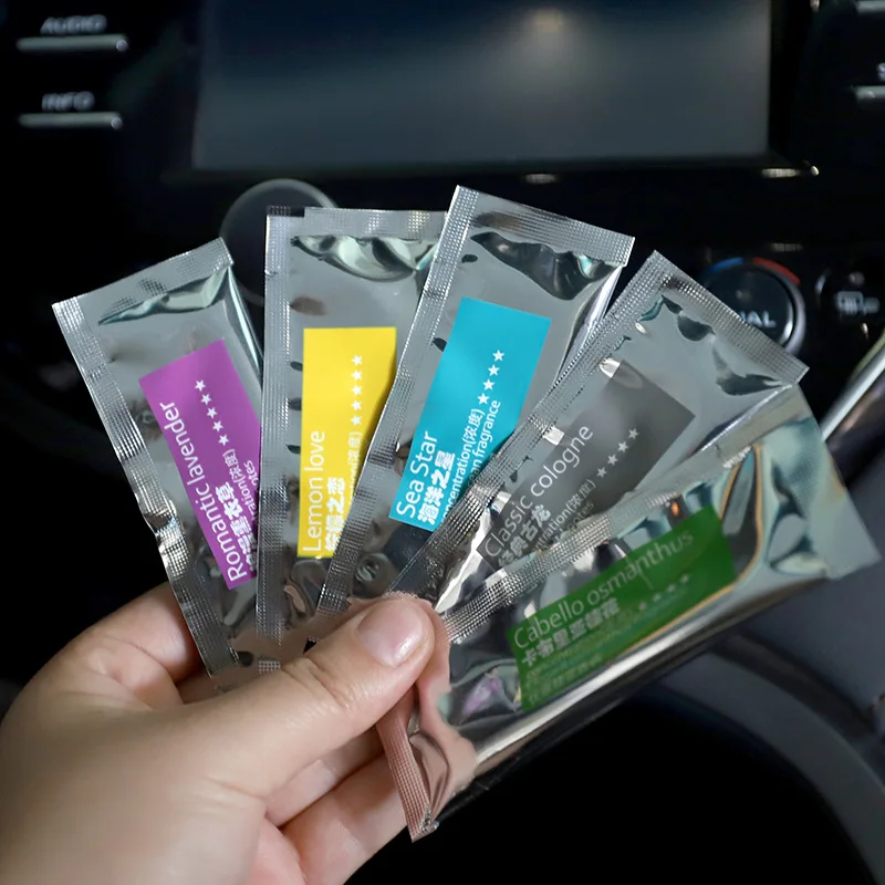 6 Stück Auto Parfüm Entlüftung Diffusor Zauberstab Parfüm Clip Balsam Verdampfer Nachfüll stab umwelt freundliche Deodorant Auto Aroma Docht umwelt freundlich Image