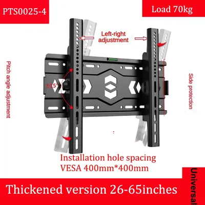Universal-TV-Wand halterung verstellbar ultra schlank Plasma-Kipp monitor LCD Ultra HD TV-Wand halterung geeignet für 26 ''-65''