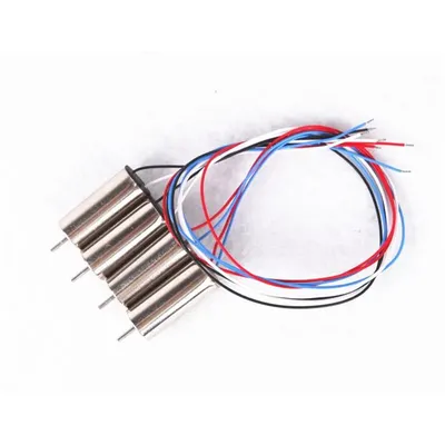 8520 Bürstenmotoren 4 Stück-8,5 x 20 mm kernloses FPV-Upgrade-Kit für Tiny Whoop H107 (2S 7,4 V) 80–130 mm Racing-Drohnen