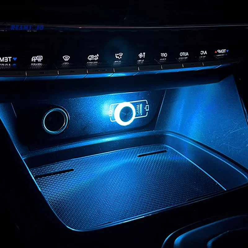 Neues Auto mit romantischer Atmosphäre, Lampe, USB-Schnittstelle, Plug-in-Typ, Innenlampe, Angel Eye, Nachtlicht, Haushalt, kleines Nachtlicht