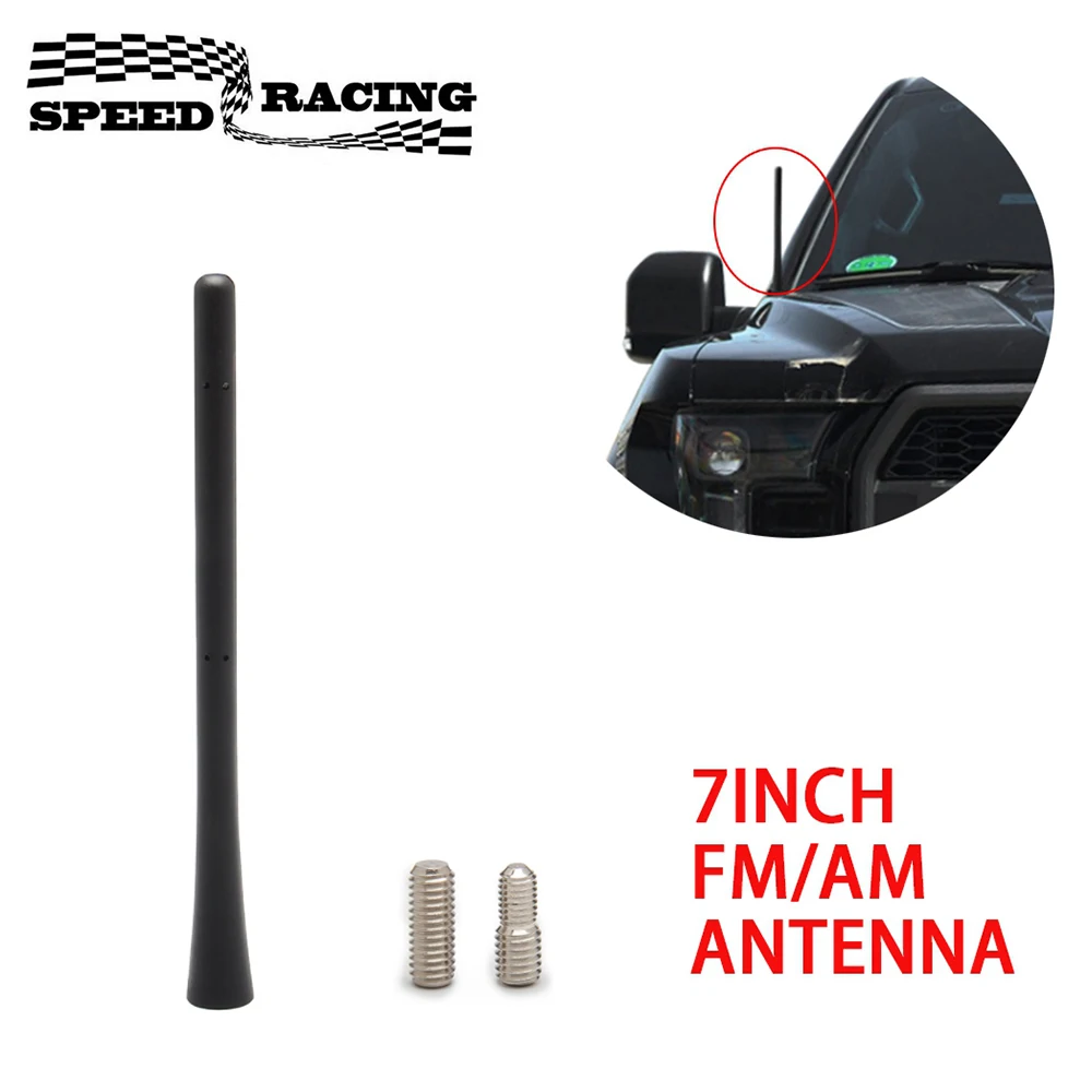 7 zoll Auto Antenne Radio AM/FM Antenne Mast Zubehör Für Ford Raptor F150 F250 F350 Dodge Rem 1500 2500 3500 Image