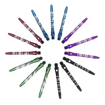 3 teile/satz farbig gravierte Darts tange 50mm/1,97 aus Aluminium legierung material Image