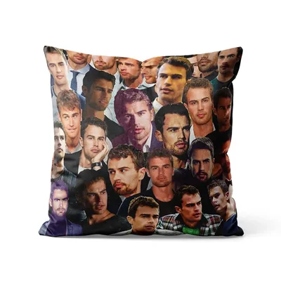 Gaslight Gatekeep Girlboss Theo James Foto collage Kissen bezüge Kissen bezüge Kissen bezüge für Image