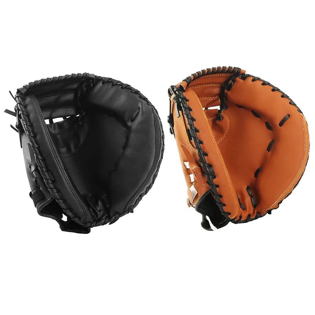 Baseball handschuh Pu Leder Baseball Softball Catcher verdicken Baseball handschuh verschleiß festen Catcher Handschuh für Jugendliche Erwachsene üben