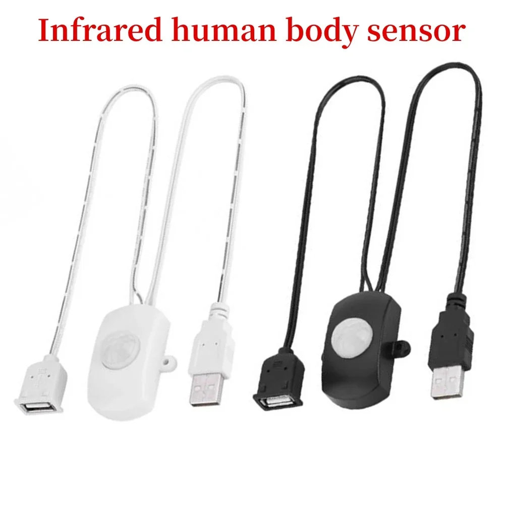 DC 5V/12V/24V USB Pir Bewegungs sensor Schalter Körper Infrarot intelligenter Sensor Detektor Schalter für LED-Streifen Licht automatisch Image