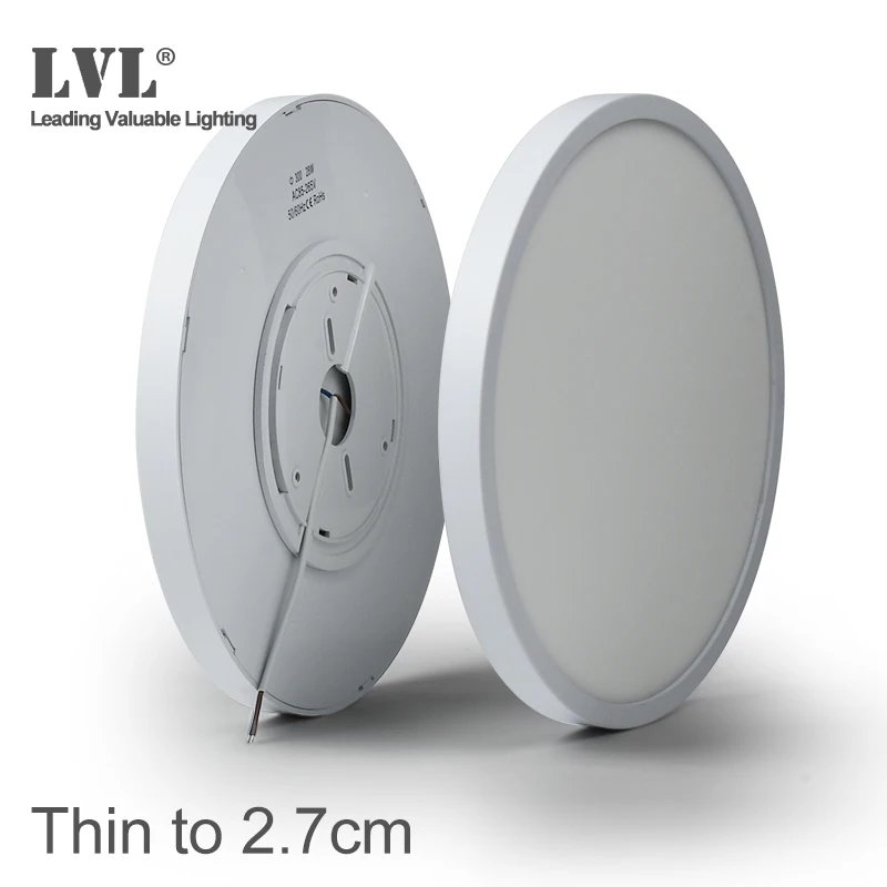 Led-Panel Licht Ultradünne Runde Leuchte 40 cm 50 cm Einfache Installation AC110V 120 V 220 V Für Wohnzimmer schlafzimmer Badezimmer Flache Panel Lampe