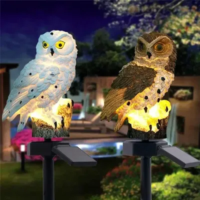 Solar Lampe Eule Tier Solar Garten Lichter Solar Powered Solar Led Licht Outdoor Garten Dekoration Lampe Wasserdichte Solar Lichter