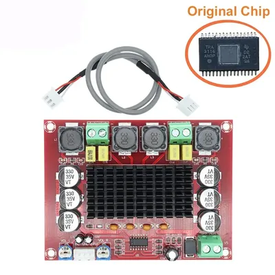 Original Chip TPA3116 D2 XH-M543 12V 24V 120W * 2 Dual Channel Digital Power Audio Verstärker Bord 120W X2 TPA3116D2 Image