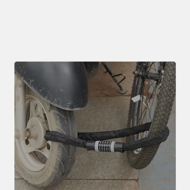 Mountainbike Passworts chloss Helms chloss Motorrad Diebstahls icherung tragbares Schloss Elektro fahrrad Mini Kettens chloss Fahrrads chloss Image