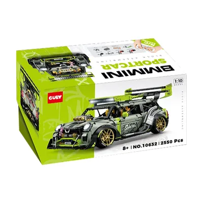 Auf Lager 10632 1:10 moc technische rc Sportwagen Bausteine Montage Ziegel Modell Kinderspiel zeug Weihnachts geschenkset Image