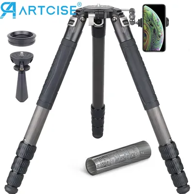 Berufs Carbon Stativ für Kamera Telefon Heavy Duty Stativ Carbon Dslr Kamera Stand Ball Kopf Max Last 40kg/88lbs AS95C