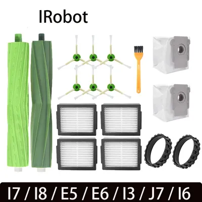 Für irobot roomba i7 i8 e5 e6 i3 j7 i6 roboter staubsauger zubehör hauptseiten bürste ersatzteile Image
