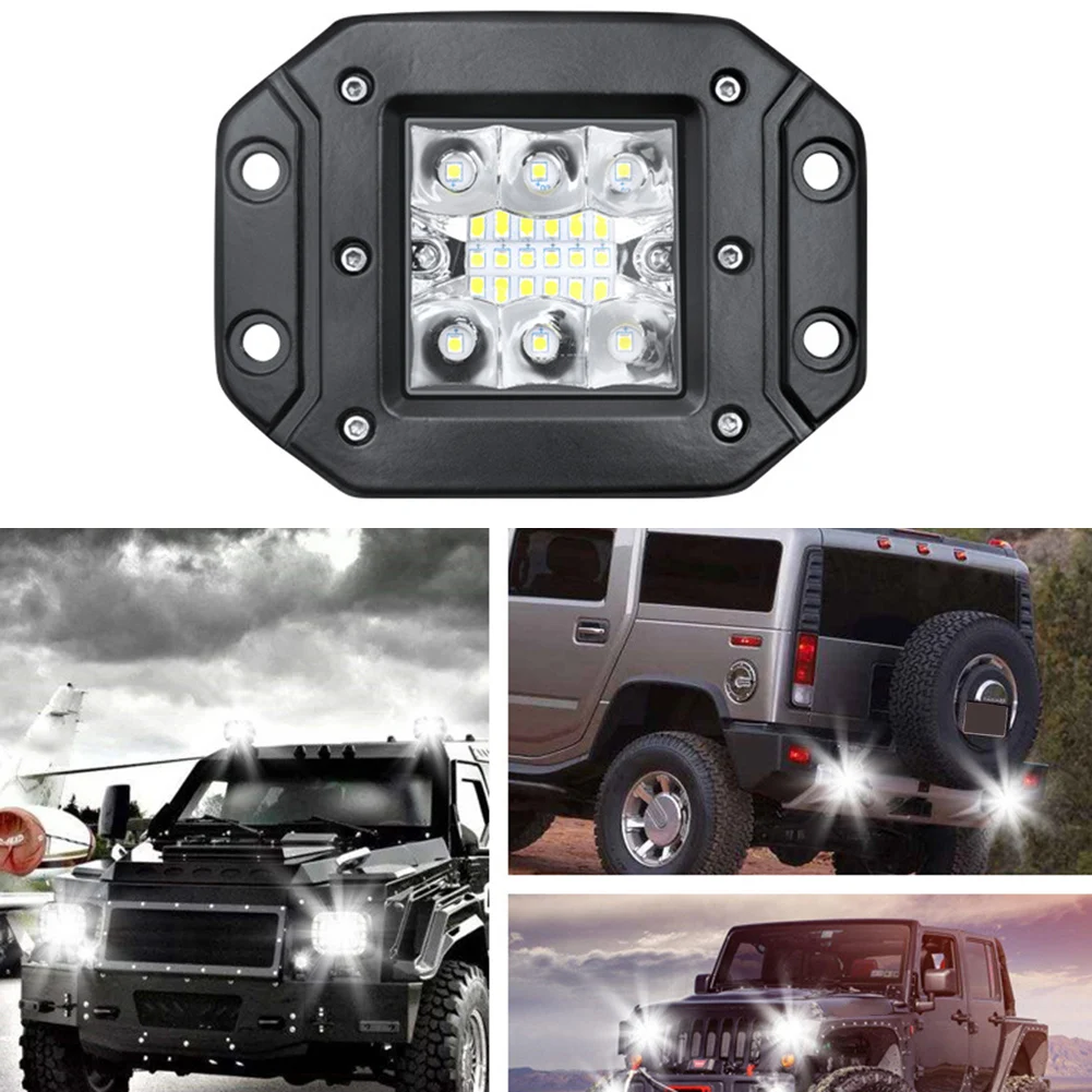 5" Unterputz-LED-Arbeitslichtleiste OffRoad 12V 24V Spot Flood LED-Lichtleiste für Auto LKW ATV Scheinwerfer