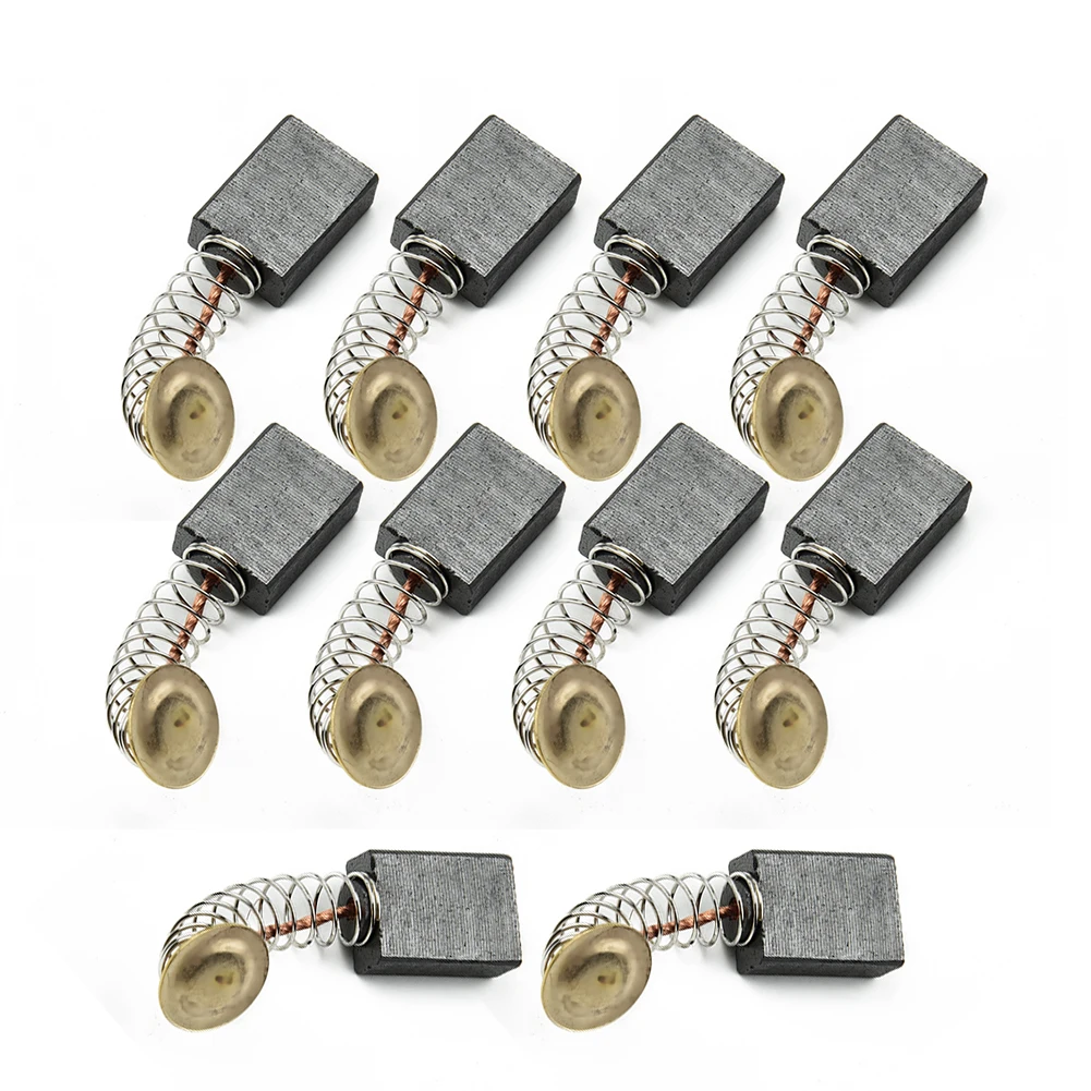 10 stücke Kohle bürste 6x12x17mm für Kettensäge 405 Bürsten elektrische Kreissäge 5016 elektrische Pick Kohlebürsten Elektro werkzeug teile Image