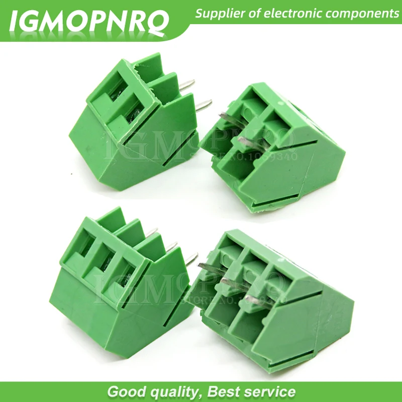 10pcs kf103 2p 3p KF103-2P 300v 10a Schraube 2pin 5,08mm gerade Stift platine Schraub block 22-12a wg Image