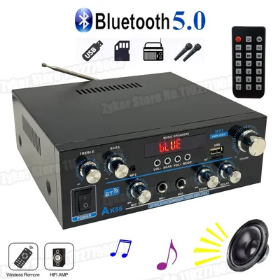 AK55 HiFi-Digitalverstärker, maximale Leistung 90 W x 2 Kanal 2.0 Image