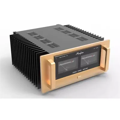 A65 Klasse ein Hifi DIY Post Verstärker Chassis beidseitig mit Kühlkörper Amp Box Image