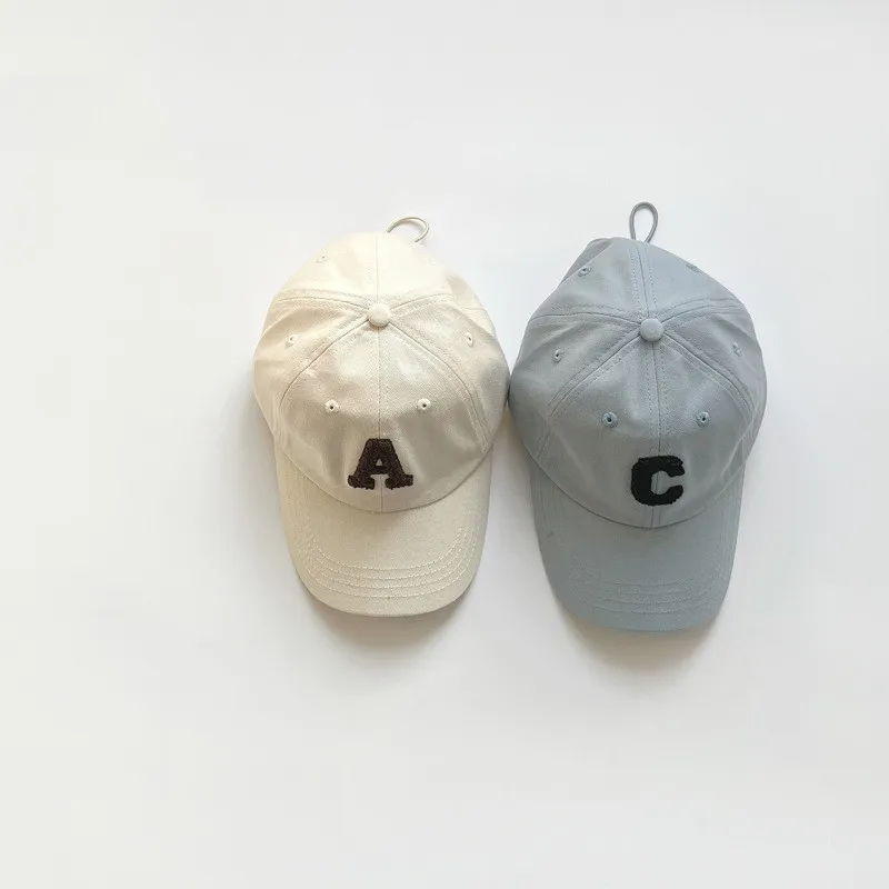 Sommer Baby Zeug Stickerei Brief Kinder Baseball Hüte Mode Junge Kind lässig Peaked Caps Baumwolle Mädchen Kinder Sonnenschutz Hut Image