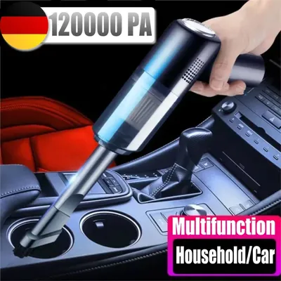 Auto Staubsauger 12000PA Leistungsstarke Reinigung Maschine Autos Reiniger Mini Drahtlose Tragbare Hand Reiniger für Haushaltsgeräte Image