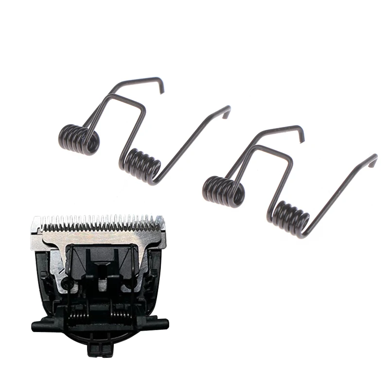 2 Stück universelle elektrische Haars chneide maschine Ersatz feder Stahl Doppel Torsion feder Friseur Zubehör Image